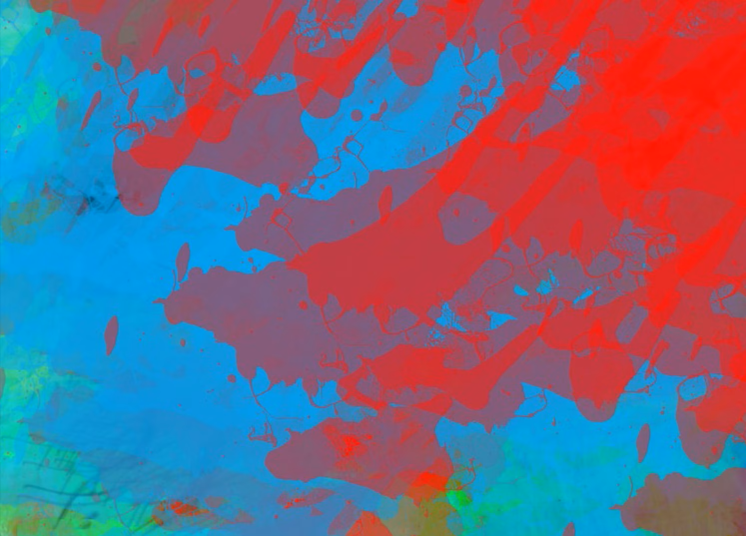 2011 10 abstract paint blobs